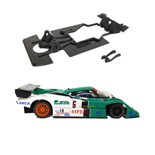 CDC AW83 Chasis 3d Lancia LC2 1988 Slot.It cuna...