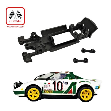 CDC MBIL215 Chasis 3d lineal Lancia Stratos de Team Slot monoblock