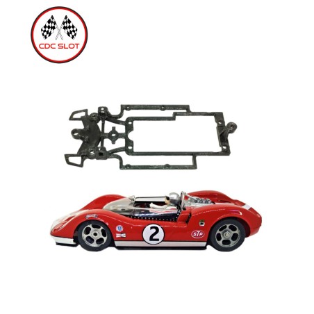 CDC LRT3506 Chasis 3d Skeleton McLaren Elva cuna Slot.it