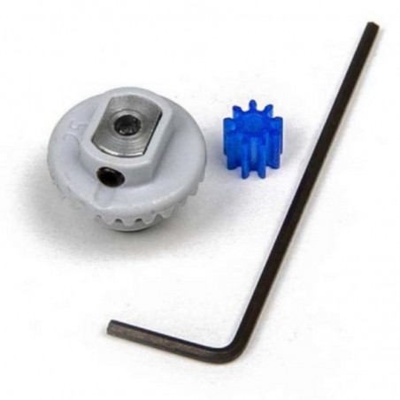 MITOOS M230 SET CORONA 25 DIENTES EN LINEA + PIÑON 9 DIENTES NYLON