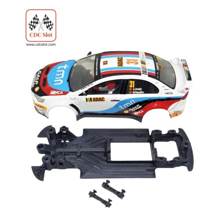 CDC MBIL268 Chasis 3d lineal Mitsubishi Evo X Avant Slot monoblock