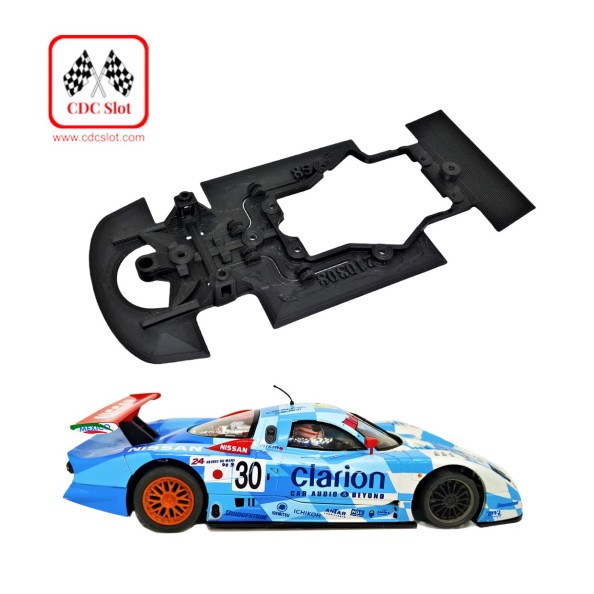 CDC AW85 Chasis 3d Nissan R390 GT1 Slot.it cuna...