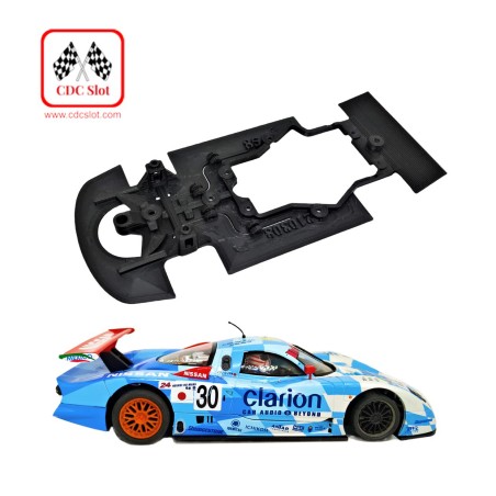 CDC AW85 Chasis 3d Nissan R390 GT1 Slot.it cuna Slot.it