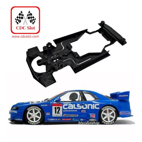 CDC AW255 Chasis 3d Nissan Skyline GTR de Superslot cuna Slot.it