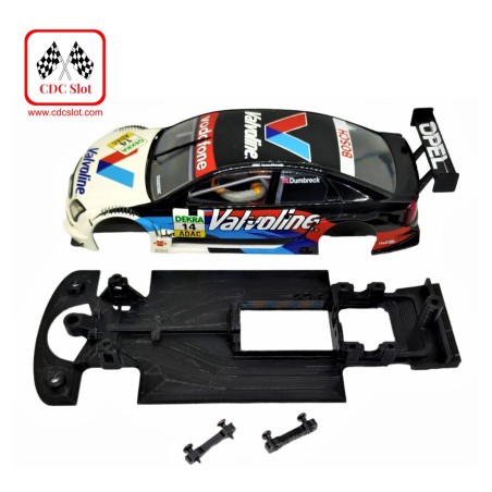 CDC MBIL276 Chasis 3d lineal Opel Vectra GTS V8 de Scalextric monoblock