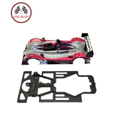 CDC AWS406 Chasis 3d Skeleton Pescarolo 2009 LMP1 Avant...