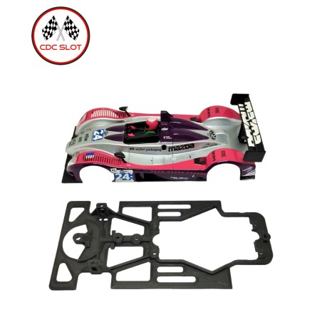 CDC AWS406 Chasis 3d Skeleton Pescarolo 2009 LMP1 Avant Slot cuna Slot.it