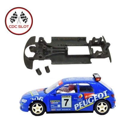 CDC MBIL121 Chasis 3d angular Peugeot 306 Ninco monoblock
