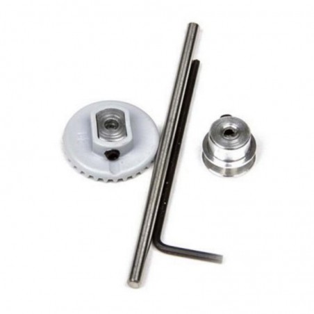 MITOOS M238 SET CORONA 31 DIENTES EN LINEA + SEPARADOR ALUMINIO + EJE 55 mm