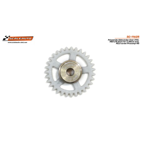 Scaleauto SC-1162R Corona 31 dientes sidewinder diam 16,5mm