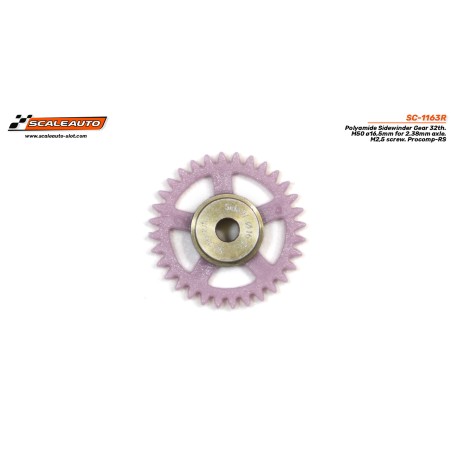 Scaleauto SC-1163R Corona 32 dientes sidewinder diam 16,5mm