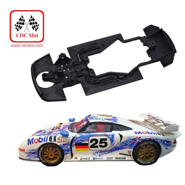 CDC AW82 Chasis 3d Porsche 911 GT1 Scalextric...