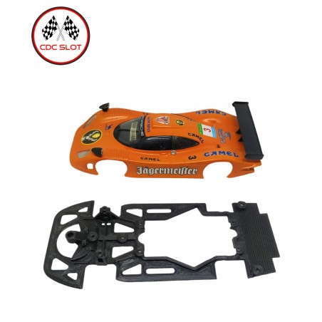 CDC AWS349 Chasis 3d Skeleton Porsche 911 GT1 Scalextric cuna Slot.it