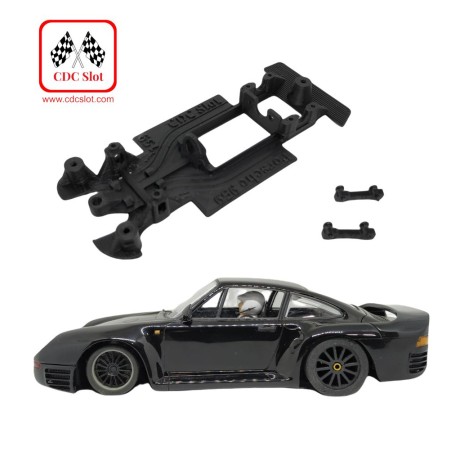 CDC AW100 Chasis 3d lineal Porsche 959 Scaleauto monoblock