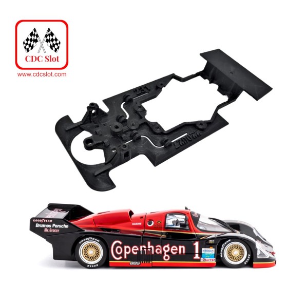 CDC AW231 Chasis 3d Porsche 962C Slot.it cuna...
