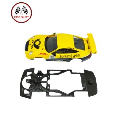 CDC AWS465 Chasis 3d Skeleton Porsche 997 Ninco cuna Slot.it