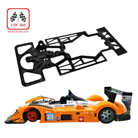 CDC AWS272 Chasis 3d Skeleton Radical SR9 Scaleauto cuna Slot.it