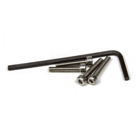 MITOOS M317 SET DE 4 TORNILLOS ALLEN M2,5 x 14 + LLAVE ALLEN 2 mm