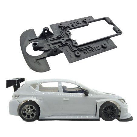 CDC SW110 Chasis 3d lineal Seat León de Ninco cuna Slot.it