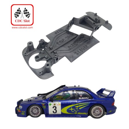 CDC MBAW166 Chasis 3d angular Subaru Scaleauto monoblock