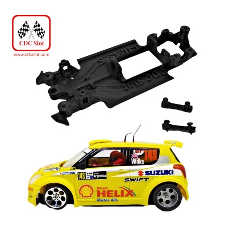 CDC MBIL246 Chasis 3d lineal Suzuki Swift Scalextric monoblock