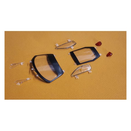 Sideways RC-SWFCD Cristales y Partes Transparentes Carrocería Fantasy Car 01 GT3