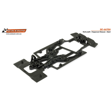 Scaleauto SC-6675A Chasis Chasis 9x8 LmdH / Hypercar Negro duro