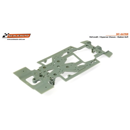 Scaleauto SC-6675B Chasis Chasis 9x8 LmdH / Hypercar gris medio