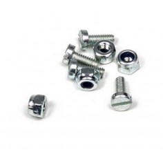 MITOOS M342 SET 4 TORNILLOS RANURADOS M2 x 5 + 4 TUERCAS BLOC M2