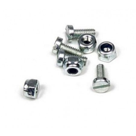 MITOOS M342 SET 4 TORNILLOS RANURADOS M2 x 5 + 4 TUERCAS BLOC M2