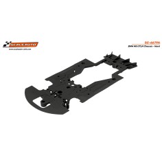 Scaleauto SC-6679A Chasis BMW M8 GTLM negro duro 2