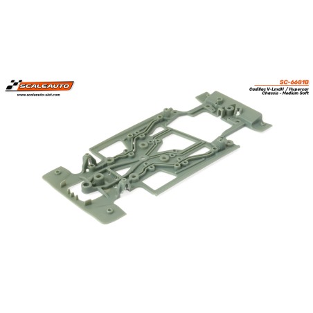 Scaleauto SC-6681B Chasis Cadillac V-LmdH / Hypercar gris medio