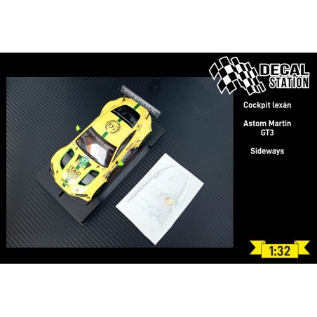 Decal Station DSL-003 Interior lexan Aston Martin Vantage GT3 Sideways