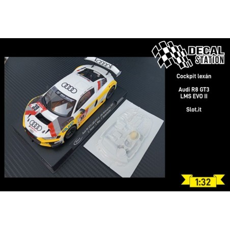 Decal Station DSL-024 Interior lexan Audi R8 GT3 LMS Evo II Slot.it