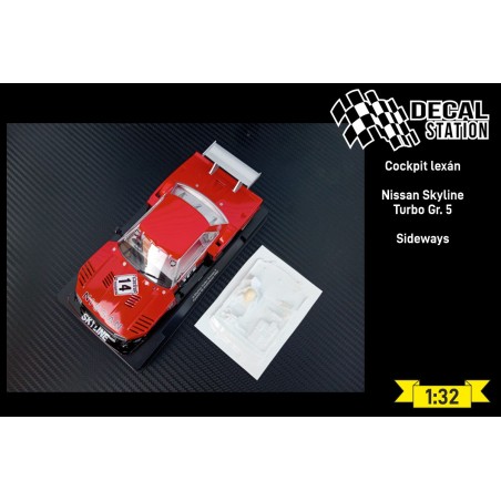 Decal Station DSL-005 Interior lexan Nissan Skyline Gupo 5 Sideways