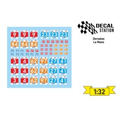 Decal Station DSC-0119-32 Calcas al agua dorsales 24 h...