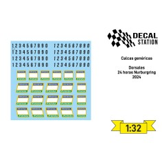 Decal Station DSC-0149-32 Calcas al agua dorsales 24 h...