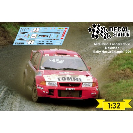 Decal Station DSC-0112-32 Calcas al agua MItsubishi Evo VI Nueva Zelanda 1999