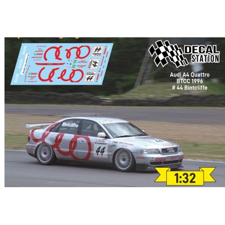 Decal Station DSC-xxxx-32 Calcas al agua Audi A4 Quattro Biintcliffe BTCC 1996
