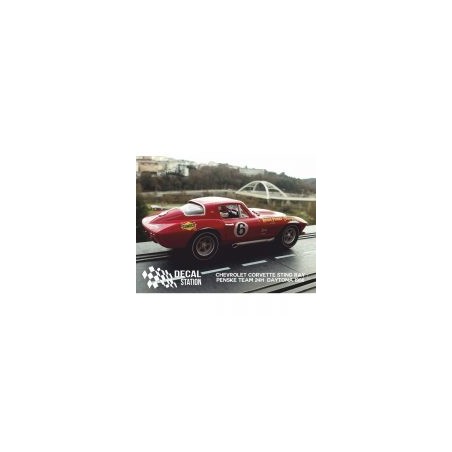 Decal Station DSC-xxxx-32 Calcas al agua Chevrolet Corvette 24h Daytona 1966