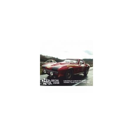 Decal Station DSC-xxxx-32 Calcas al agua Chevrolet Corvette 24h Daytona 1966