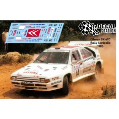Decal Station DSC-xxxx-32 Calcas al agua Citroen BX 4TC...