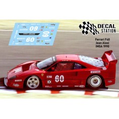 Decal Station DSC-xxxx-32 Calcas al agua Ferrari F40...