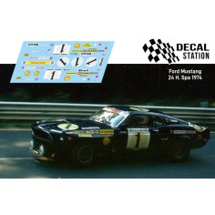 Decal Station DSC-xxxx-32 Calcas al agua Ford Mustang 24h...