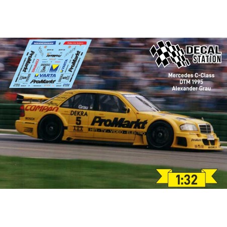 Decal Station DSC-xxxx-32 Calcas al agua Mercedes C-Class DTM 1995 Grau