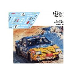 Decal Station DSC-xxxx-32 Calcas al agua Opel Manta 400...