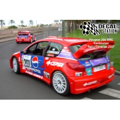 Decal Station DSC-xxxx-32 Calcas al agua Peugeot 206 WRC...
