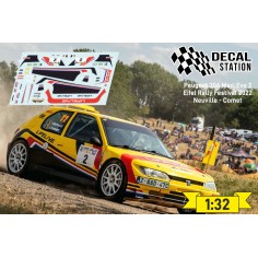Decal Station DSC-0107-32 Calcas al agua Peugeot 306 Maxi...