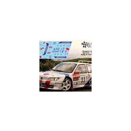 Decal Station DSC-xxxx-32 Calcas al agua Peugeot 306 Moratal Rally Canarias 1996