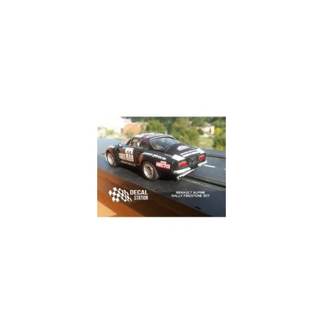 Decal Station DSC-xxxx-32 Calcas al agua Renault Alpine Rally Firestone 1977